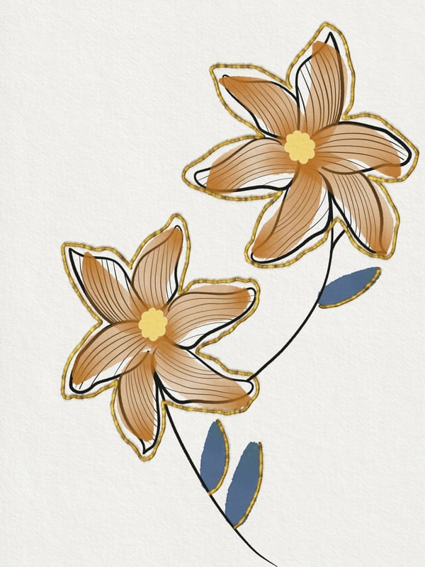 OCHRE FLOWER II