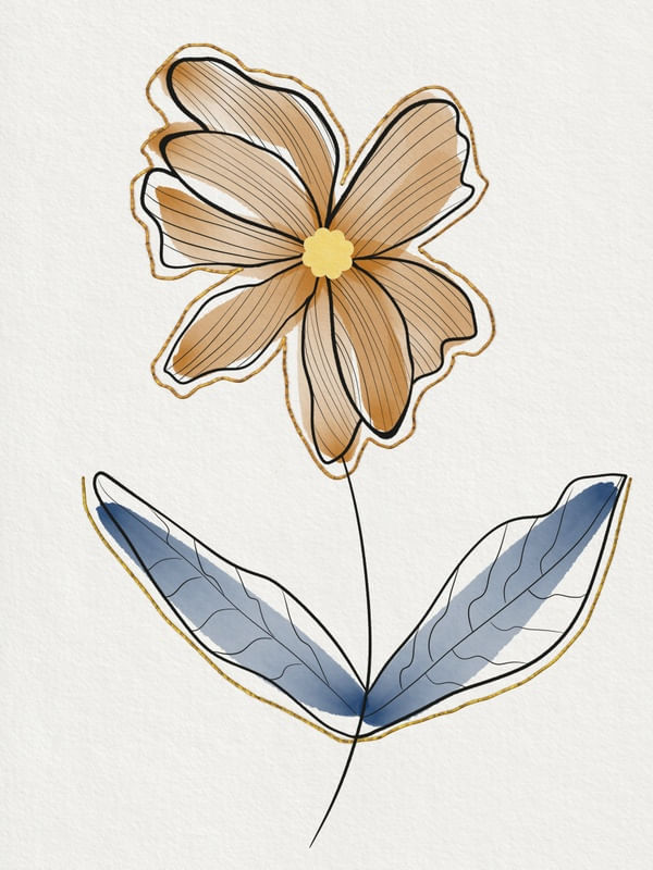 OCHRE FLOWER III