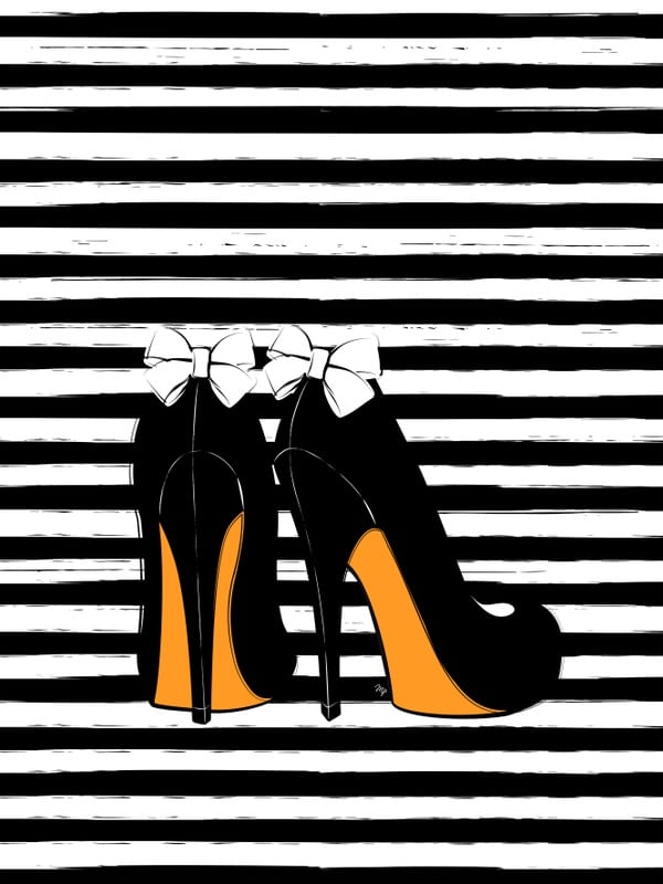 SAPATOS DE SALTO ALTO COM LAÇOS