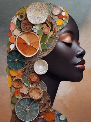 ORGANIC COLLAGE 18 - BY AI