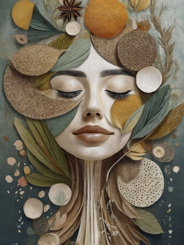 ORGANIC COLLAGE 25 - BY AI