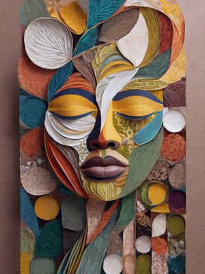 ORGANIC COLLAGE 26 - BY AI