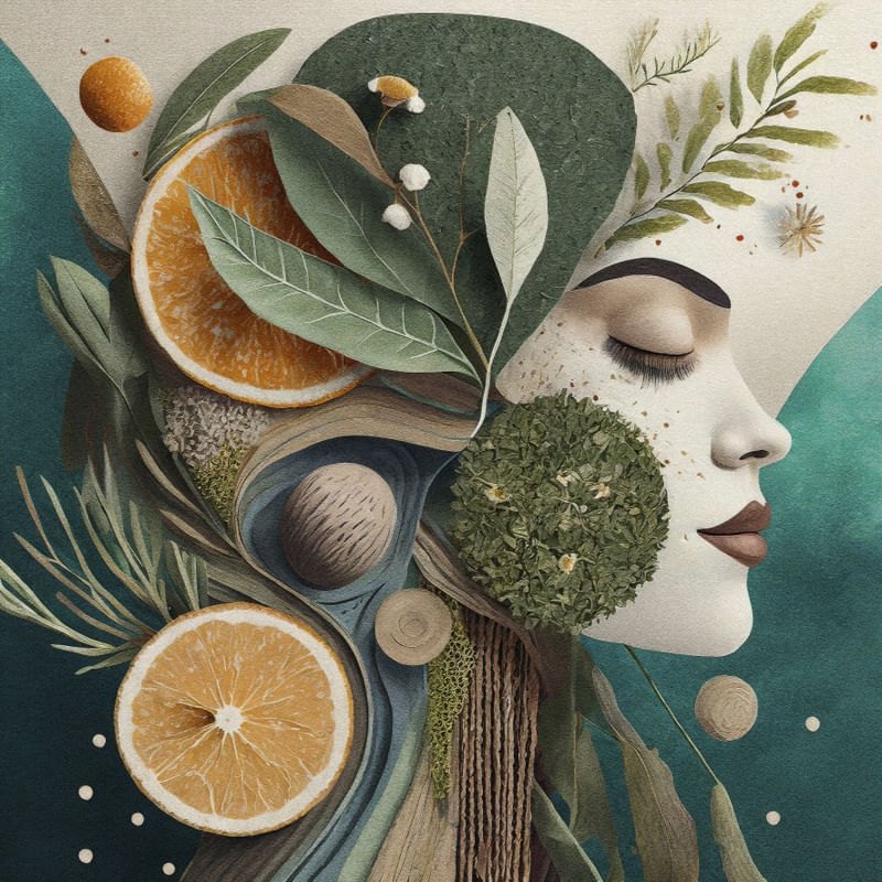 ORGANIC COLLAGE 27 - BY AI