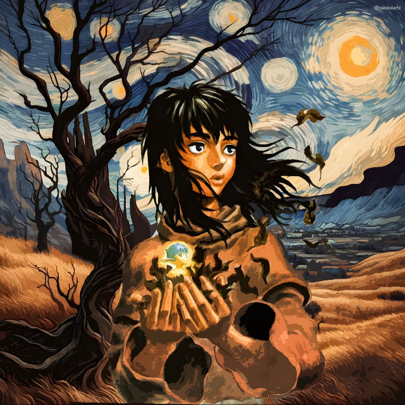 CASKA E OS CÉUS DE VAN GOGH