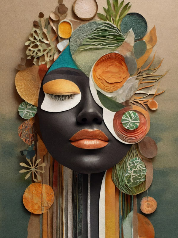 ORGANIC COLLAGE 38 - BY AI