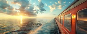 OCEAN TRAIN ROUTE BY AI
