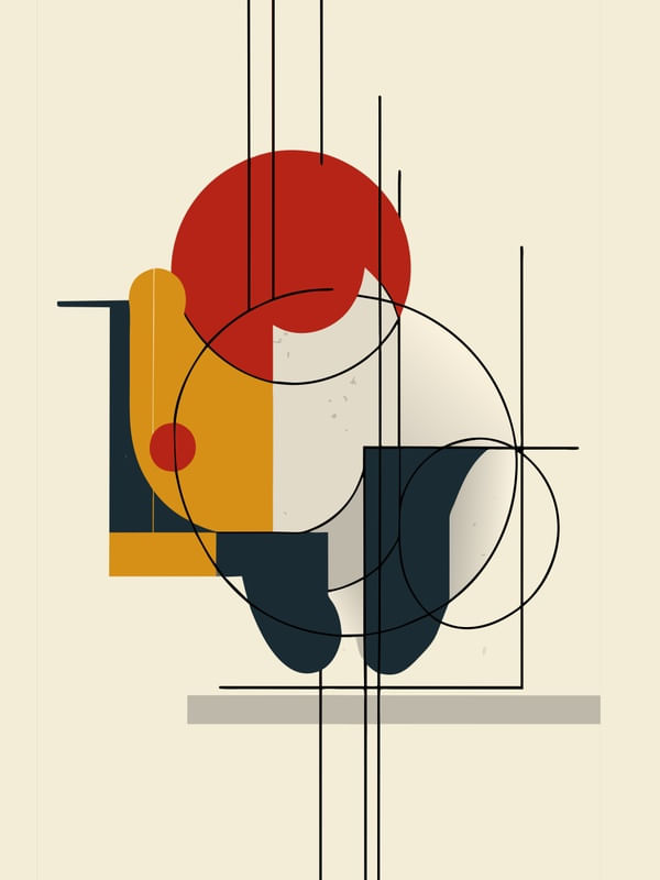 ABSTRATO BAUHAUS 4 BY AI