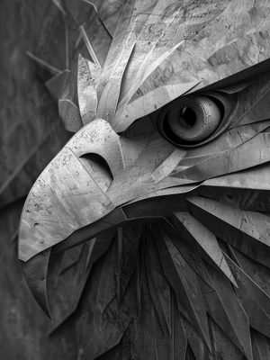 STEEL EAGLE KING BY AI