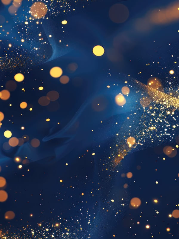 GOLDEN PARTICLE SYMPHONY BY AI