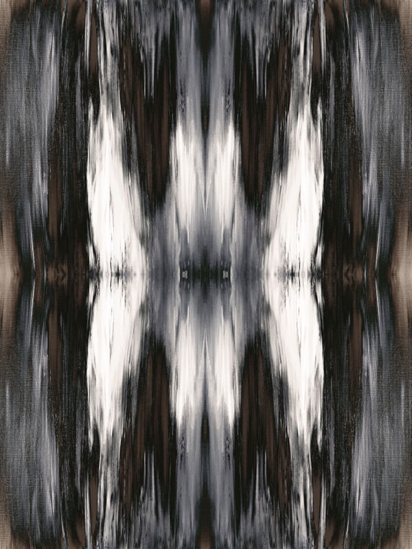 BUTTERFLY TRIBAL CINZA NEUTRO BOEMIO ABSTRATO PINTURA