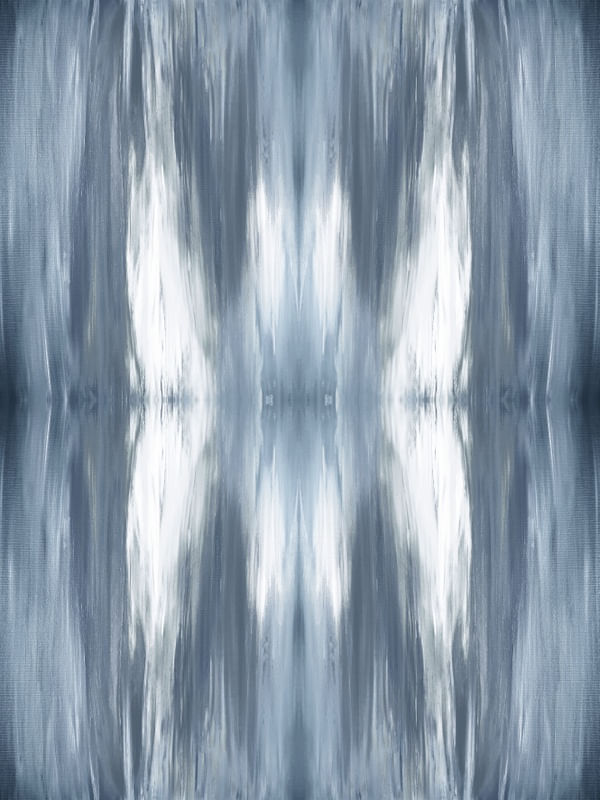 BUTTERFLY TRIBAL AZUL SUAVE BOEMIO ABSTRATO PINTURA