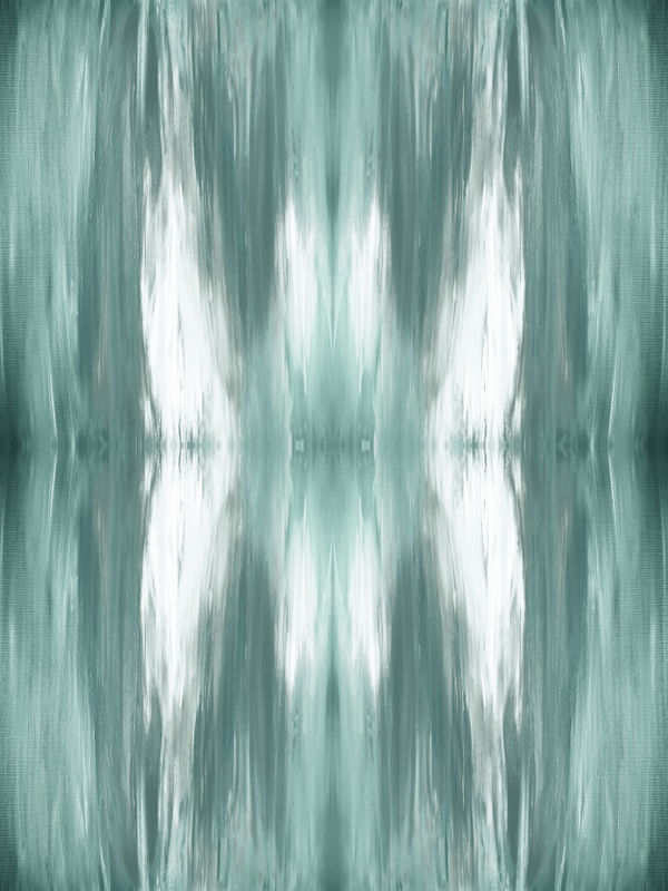 BUTTERFLY TRIBAL VERDE SALVIA SUAVE BOEMIO ABSTRATO PINTURA