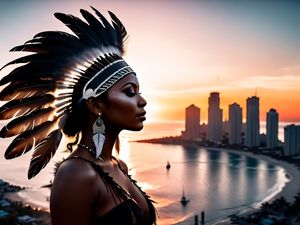BELEZA INDÍGENA AFRO URBANA I BY AI