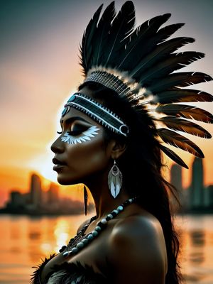 BELEZA INDÍGENA AFRO URBANA II BY AI