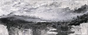 BLUE RIDGE MOUNTAINS 5 PANORAMICO ABSTRATO MONTANHAS PAISAGEM PINTURA