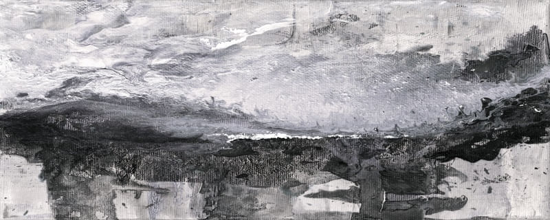 BLUE RIDGE MOUNTAINS 5 PANORAMICO ABSTRATO MONTANHAS PAISAGEM PINTURA
