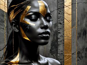 BELEZA AFRO ESCULTURAL II BY AI