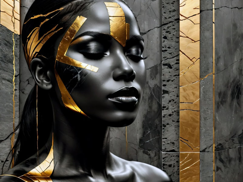 BELEZA AFRO ESCULTURAL II BY AI