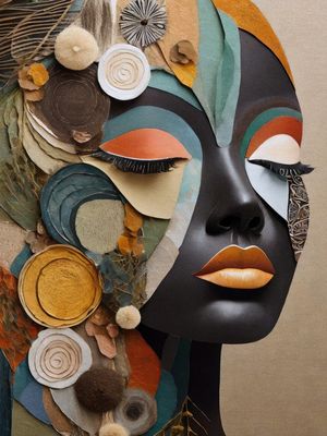 ORGANIC COLLAGE 44 - BY AI