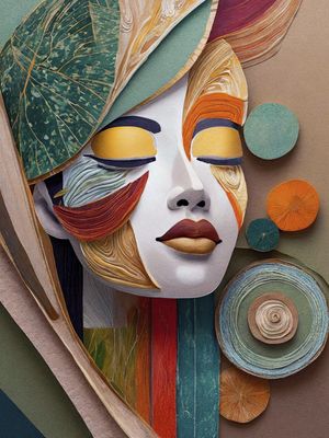 ORGANIC COLLAGE 46 - BY AI