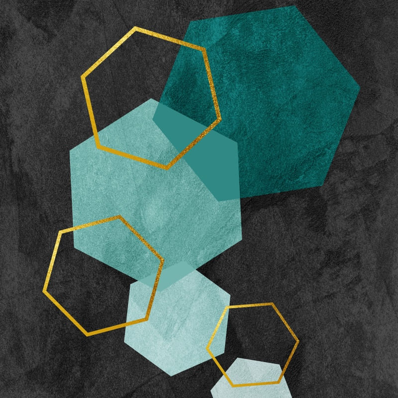 HEXAGON GEOMETRIC - 03B-Q