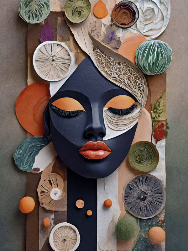 ORGANIC COLLAGE 50 - BY AI