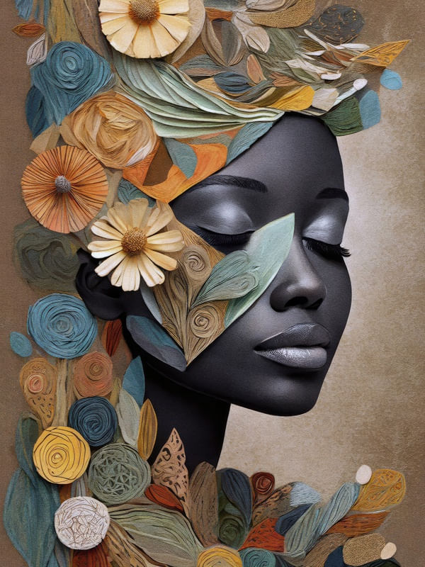 ORGANIC COLLAGE 59 - BY AI