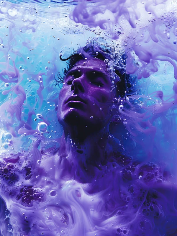 OCEANIC HUES EMBRACE DESPAIR BY AI