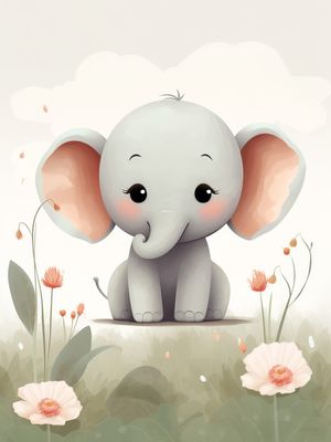 PRIMAVERA NO MUNDO DOS ELEFANTES II BY AI