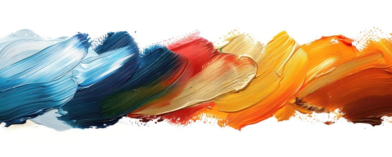 ENIGMATIC DANCE OF BRUSH AND COLOR BY AI