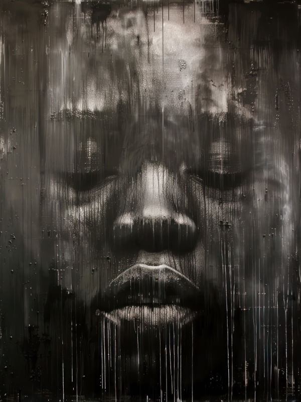 MELANCHOLY FEMME BY AI