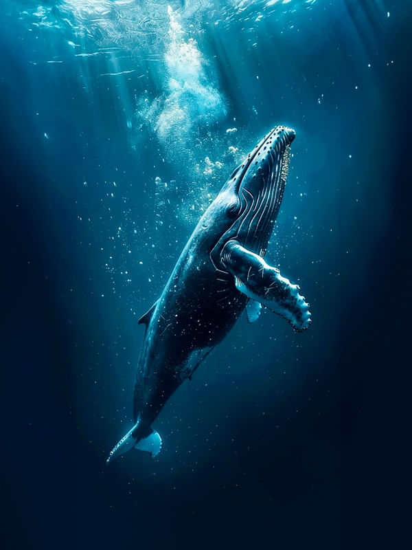 BALEIA E O OCEANO - BY AI