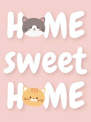HOME SWEET HOME CATS