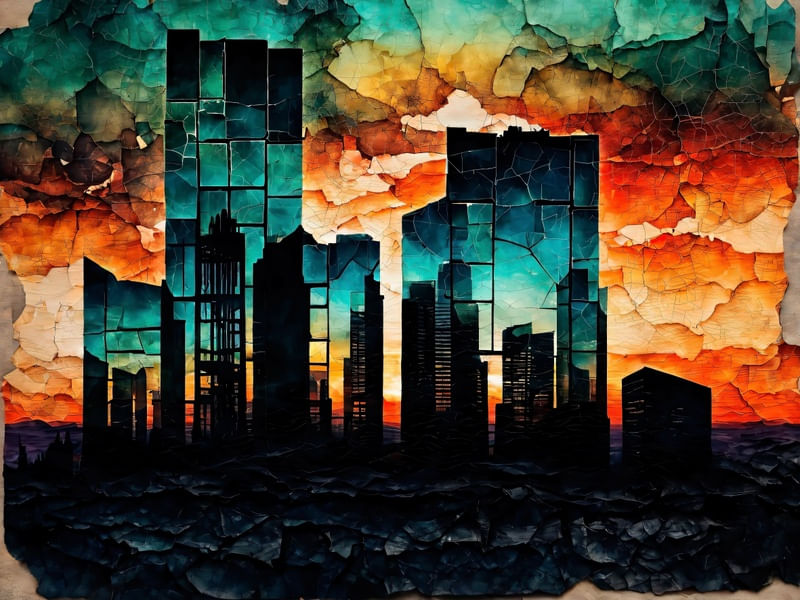SILHUETA URBANA EM ARTE II BY AI