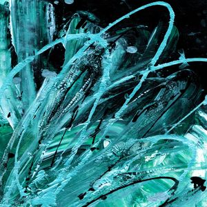 SUPERNOVA SPLASH CERCETA AGUA QUADRADO - ABSTRATO COLORIDO PINTURA