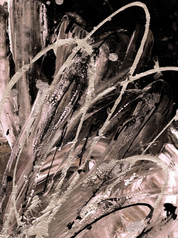 SUPERNOVA SPLASH SEPIA BEGE RETRATO - ABSTRATO NEUTRO PINTURA