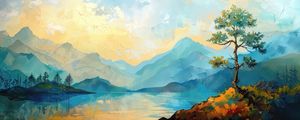 SILENCE IN THE LAKE BY AI