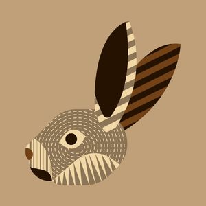 COELHO ESCANDINAVO E GEOMÉTRICOS