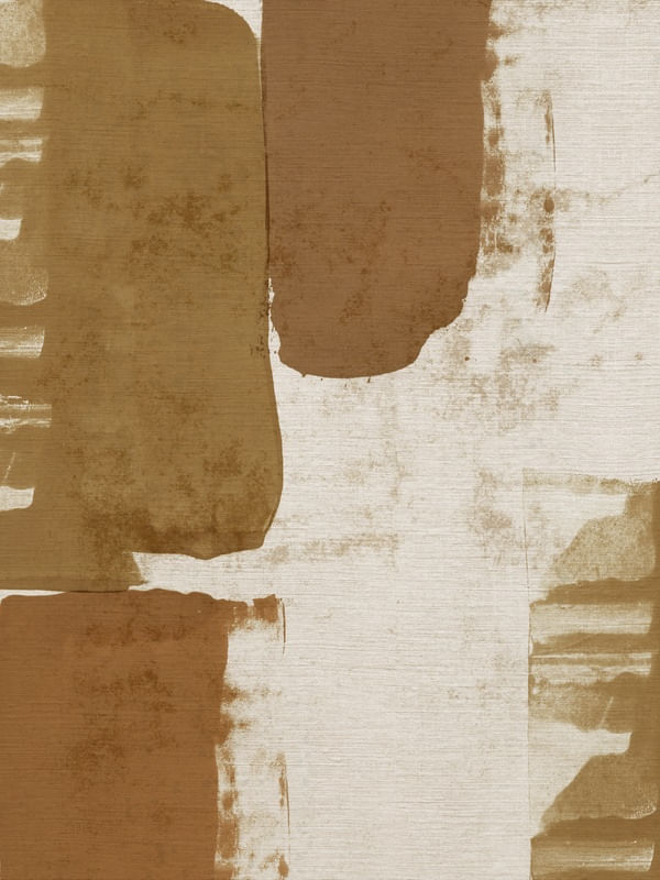 MINIMUM - ABSTRATO SUAVE TERRACOTA E BRANCO