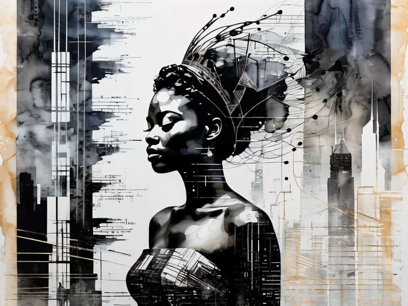 BELEZA AFRO EM COROA URBANA III BY AI