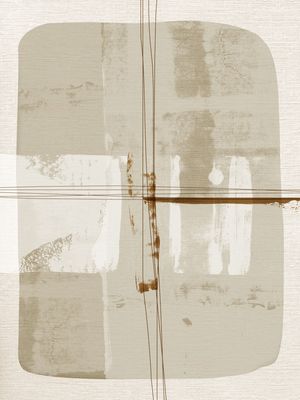 MINIMUM - ABSTRATO BRANCO E FERRUGEM DÍPTICO I
