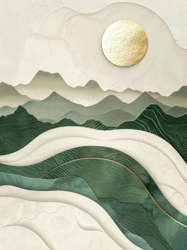 SIERRA SYMPHONY IN GREEN BY AI