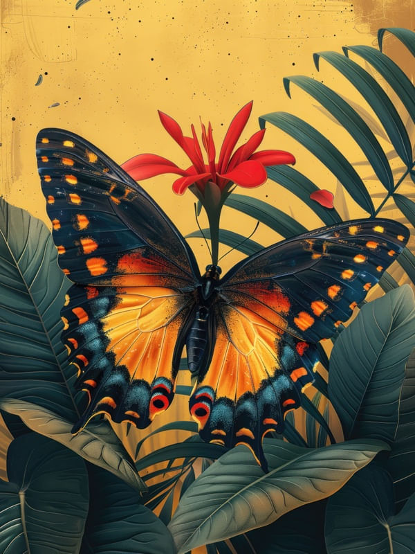 BUTTERFLY DAILY LIFE BY AI