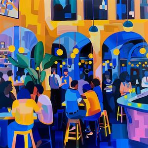 NOITE BOHEMIA AZUL