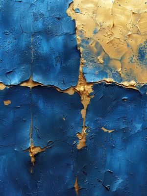 BETWEEN BLUE AND GOLD BY AI