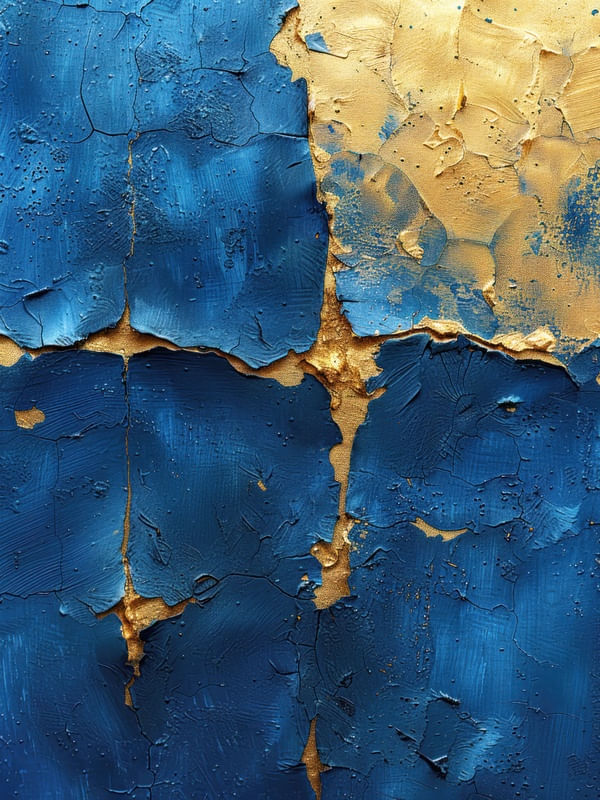 BETWEEN BLUE AND GOLD BY AI