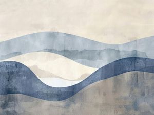 ELEGANT BLUE SPOTS - 2 - BY AI