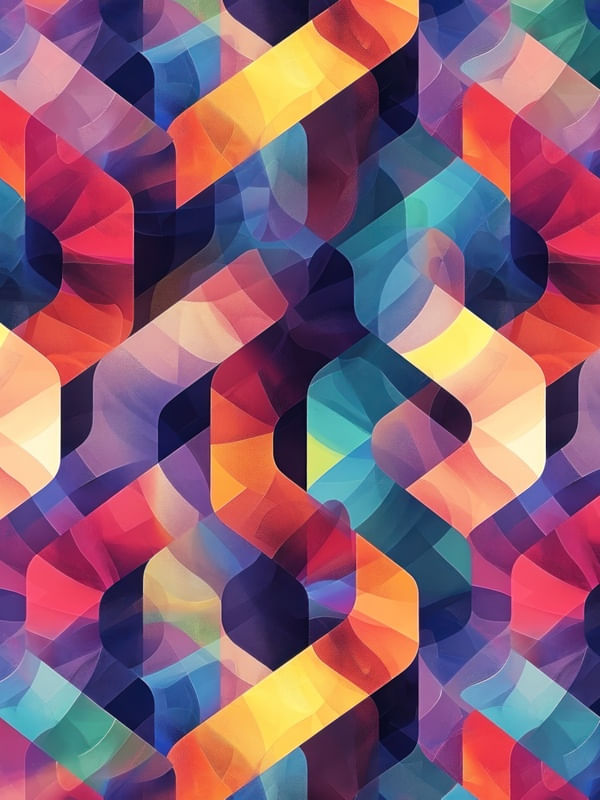 BRAIDED ABSTRACT LINES BY AI