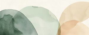 WATERCOLOR MINIMALIST SHAPES - 4 - BY AI