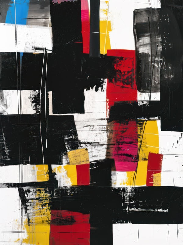 ABSTRACT BRUSHSTROKES BY AI